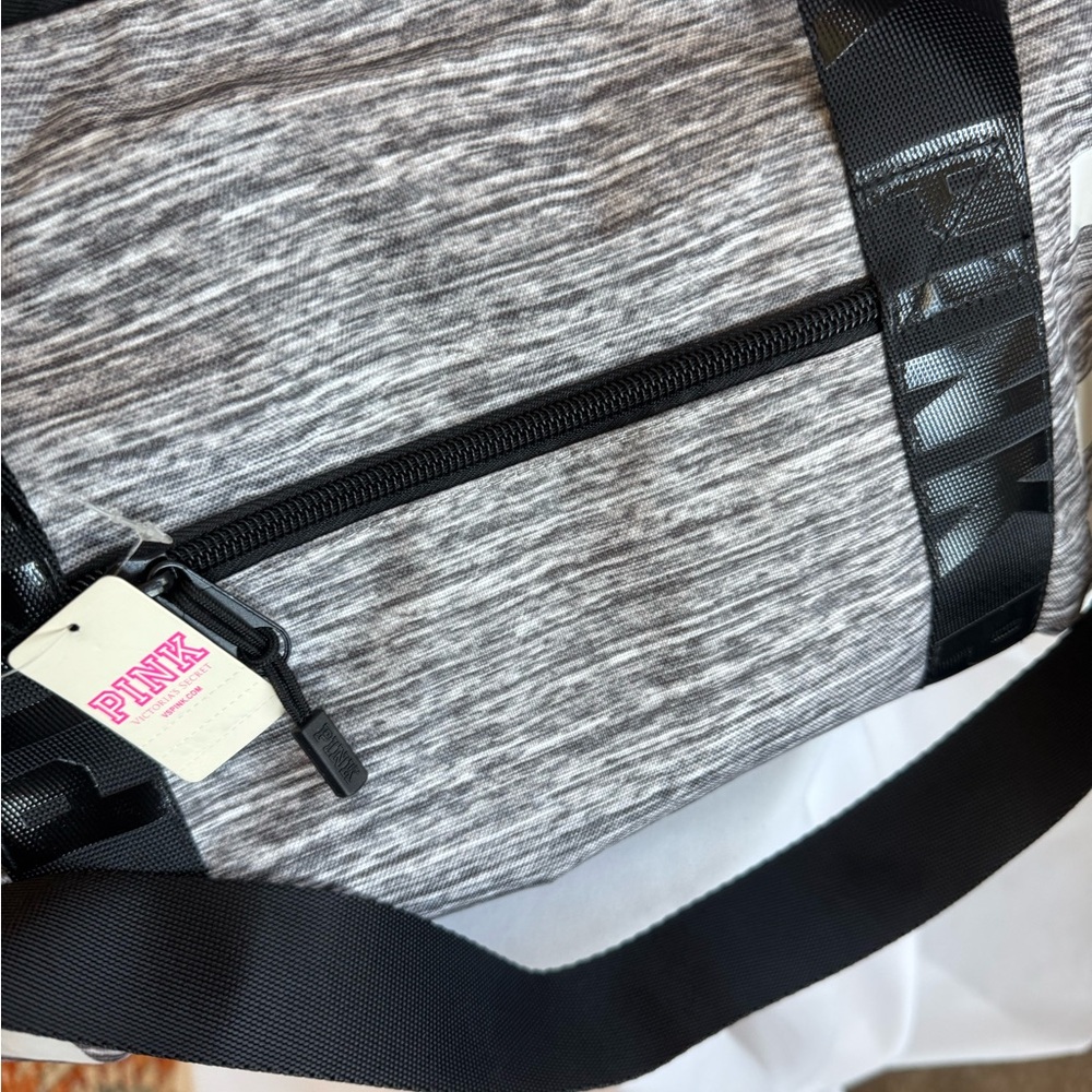 PINK Victoria's Secret Gray Duffel Bag - Picture 9 of 13